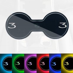 Cup Holder LED Light Pad for Tesla Model 3