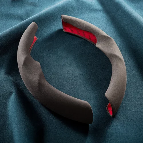 Alternative view of Alcantara Steering Grip Cover ~ Model Y (2025-2026) / Model 3 (2024-2026)