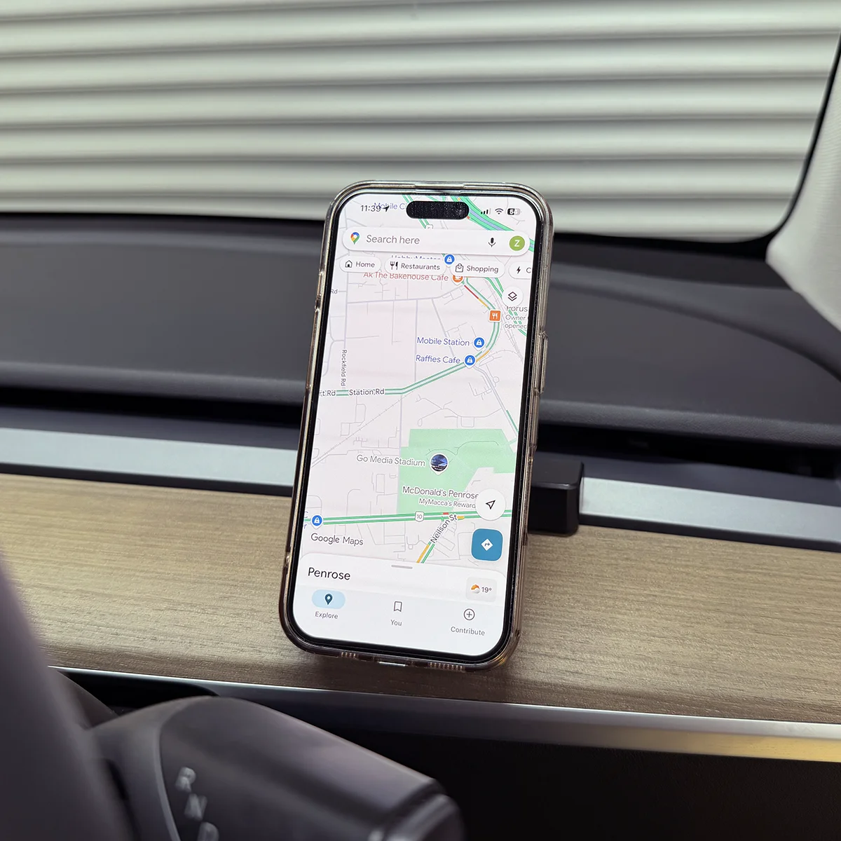 Dash Magnetic Phone Mount ~ Model Y (2022-2024) / Model 3 (2019-2023)