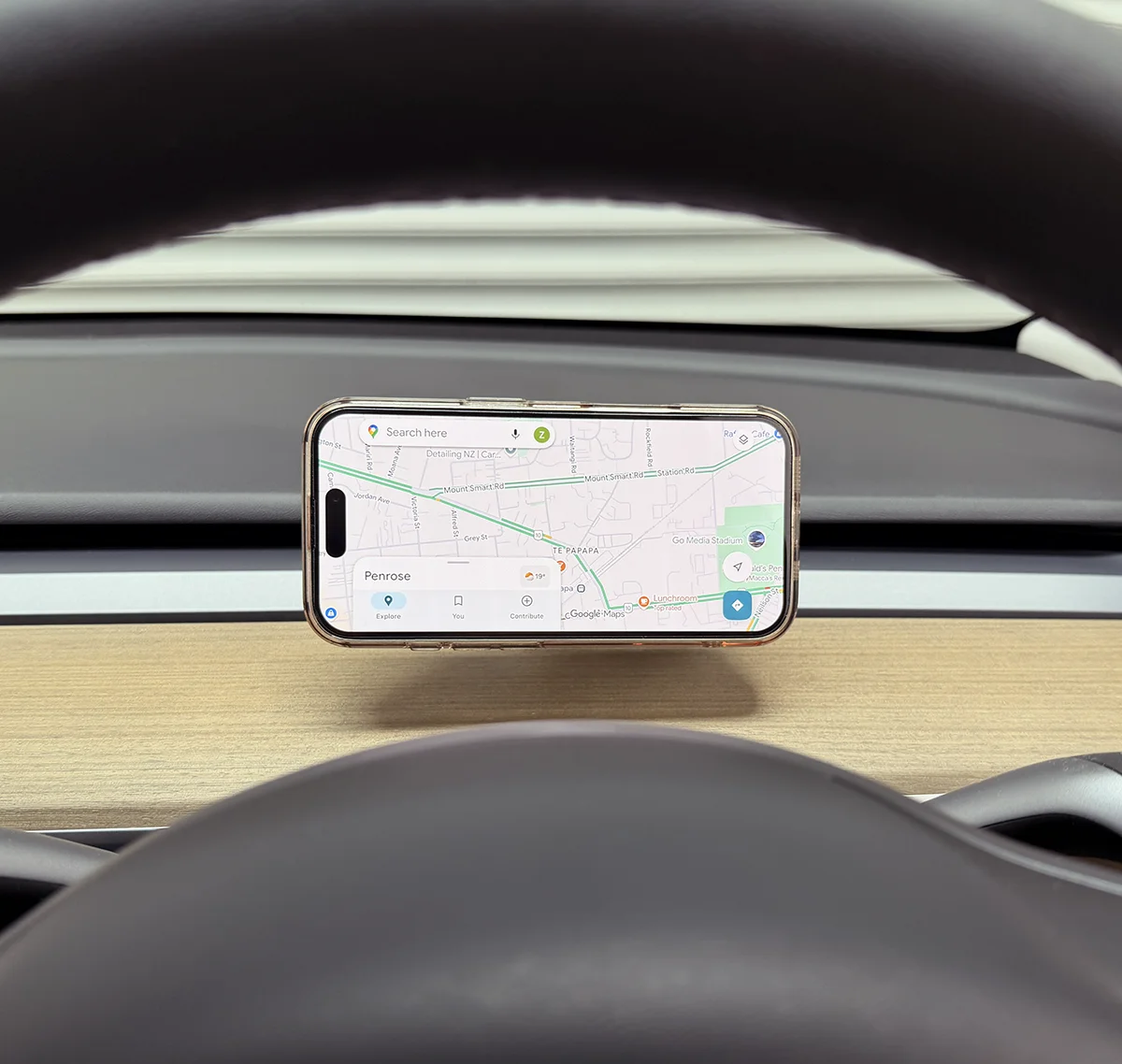 Dash Magnetic Phone Mount ~ Model Y (2022-2024) / Model 3 (2019-2023) - Image 4